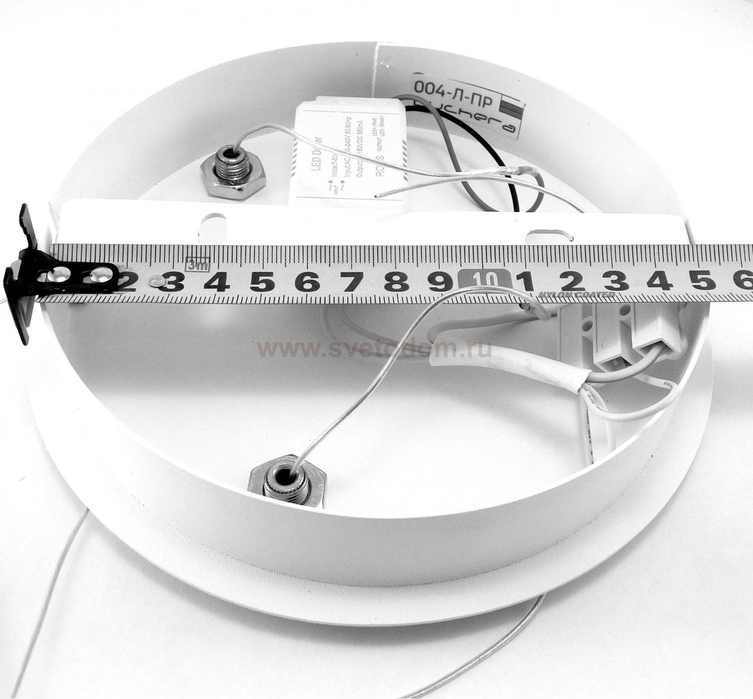 Люстра светодиодная серая TLRU1-50-01/Gr/4000К Лючера