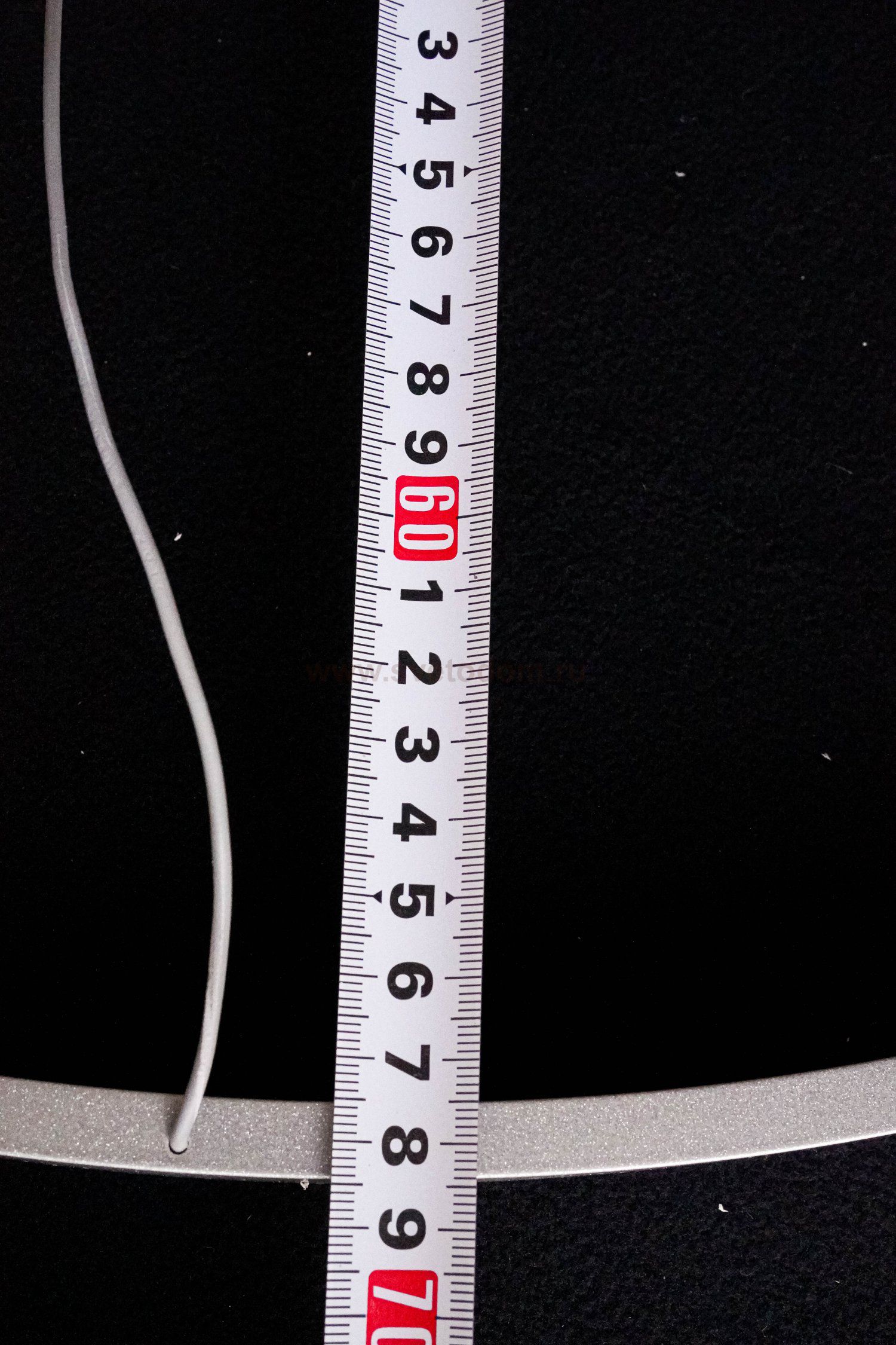 Люстра светодиодная серебристая TLRU1-70-01/S/4000К Лючера