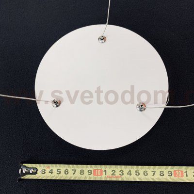 Люстра круглая белая диодная 700мм TLRU1-70-01/W/4000К Лючера