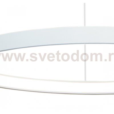 Люстра круглая белая диодная 700мм TLRU1-70-01/W/4000К Лючера