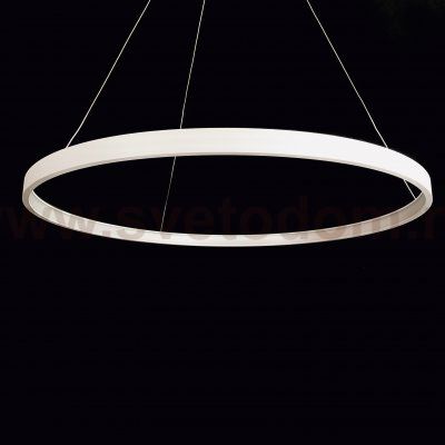 Люстра круглая белая диодная 700мм TLRU1-70-01/W/4000К Лючера