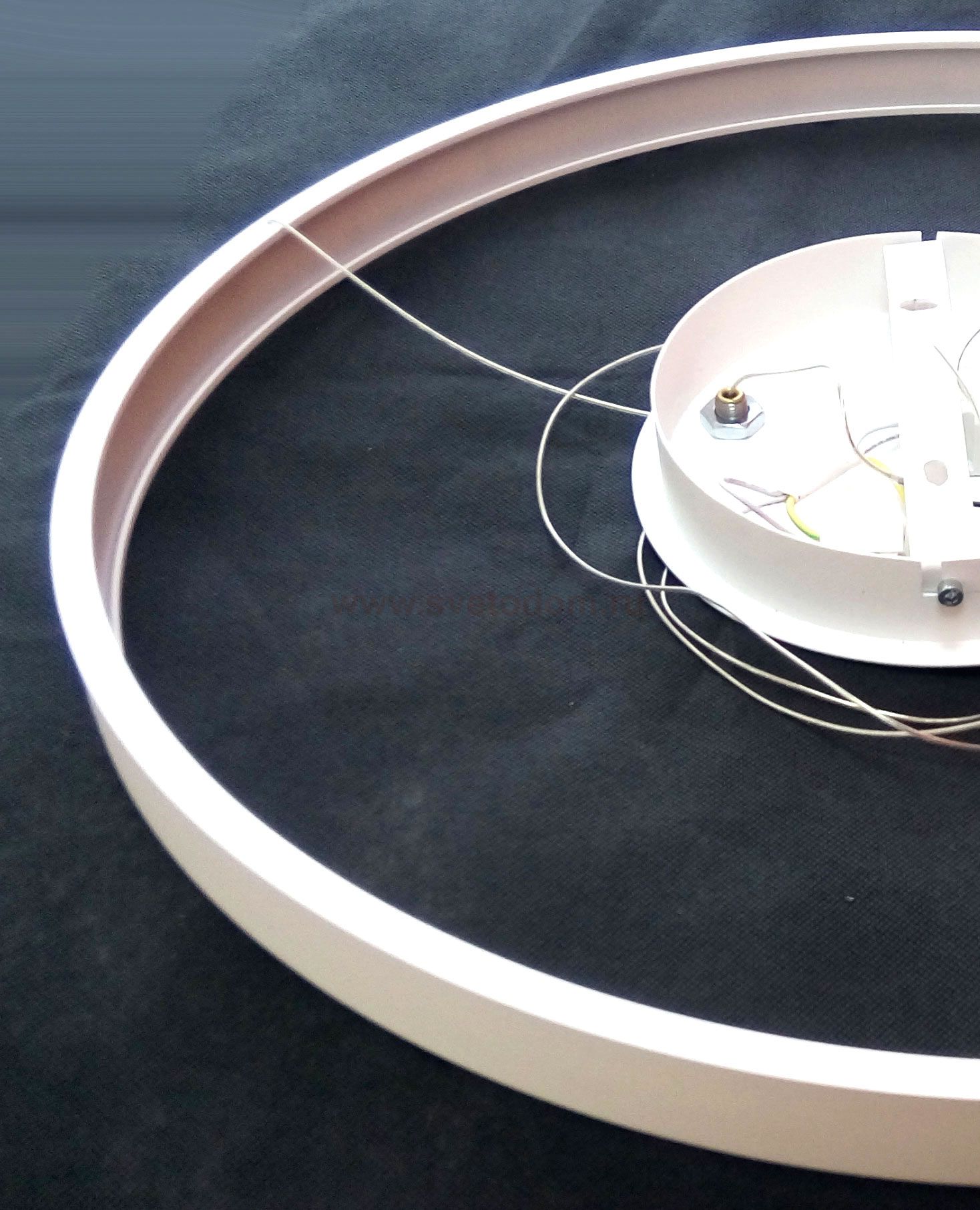 Люстра светодиодная 2 кольца белая TLRU2-30/40-01/W/4000К Лючера