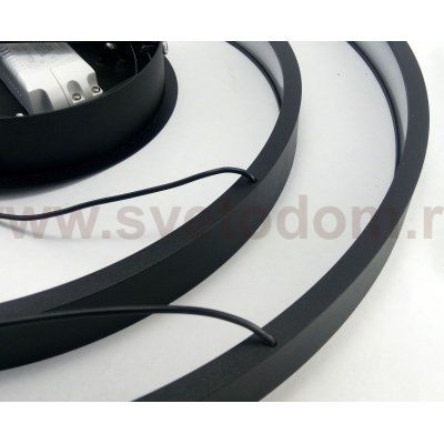 Люстра светодиодная черная TLRU3-50/60/70-01/B/3000К Лючера