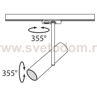 Трековый светильник Maytoni TR005-1-GU10-W Track
