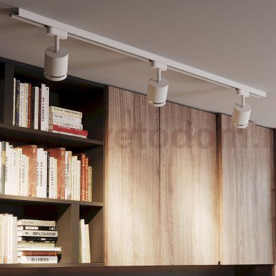 Светильник трековый Gauss цилиндр GU10 220V IP20 60*145мм белый однофазный (TR012)