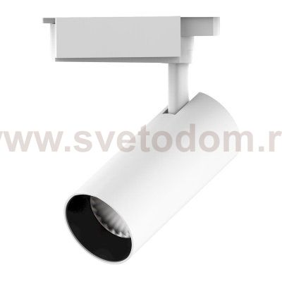 Светильник трековый Gauss цилиндр 16W 1390lm 4000K 180-240V IP20 65*210мм белый угол 24? LED (TR066)
