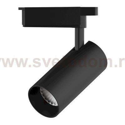 Светильник трековый Gauss цилиндр 16W 1390lm 4000K 180-240V IP20 65*210мм черный угол 24? LED (TR067)