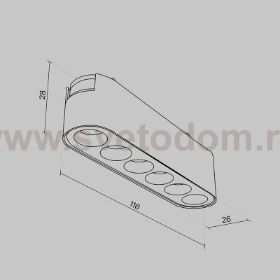 Трековый светильник Maytoni TR082-1-18W4K-M-W Points