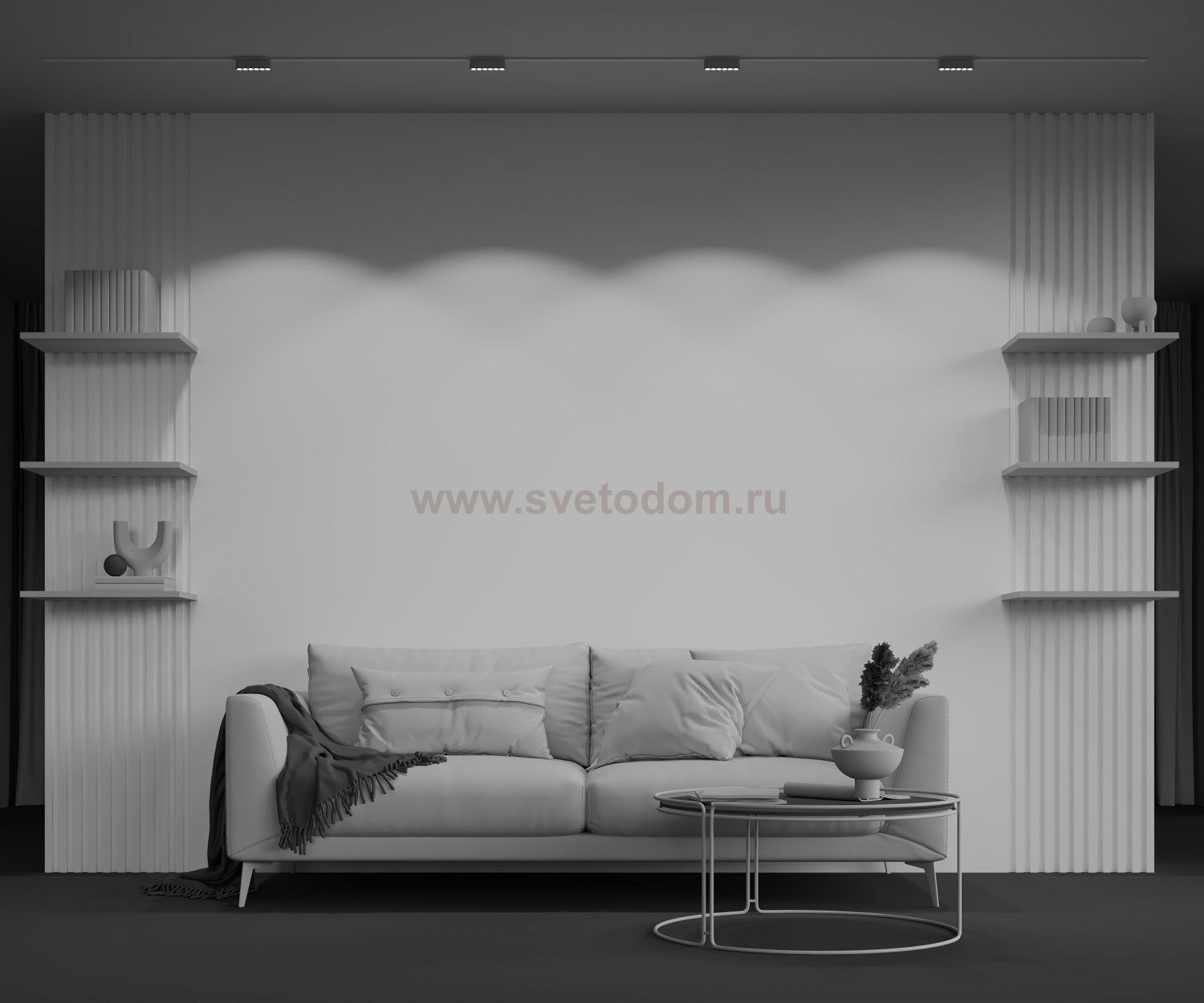 Трековый светильник Maytoni TR082-1-18W4K-M-W Points