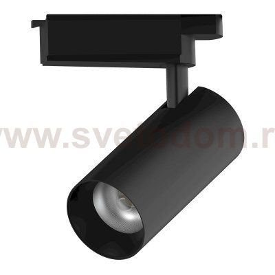 Светильник трековый Gauss цилиндр 16W 1680lm 4000K 180-220V IP20 65*206мм черный линза 36? LED (TR082)