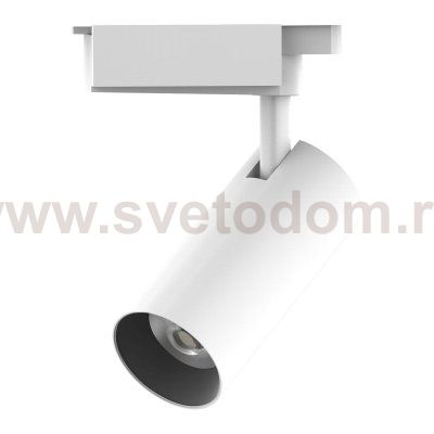 Светильник трековый Gauss цилиндр 20W 1760lm 4000K 180-220V IP20 65*206мм белый линза 36? LED (TR083)