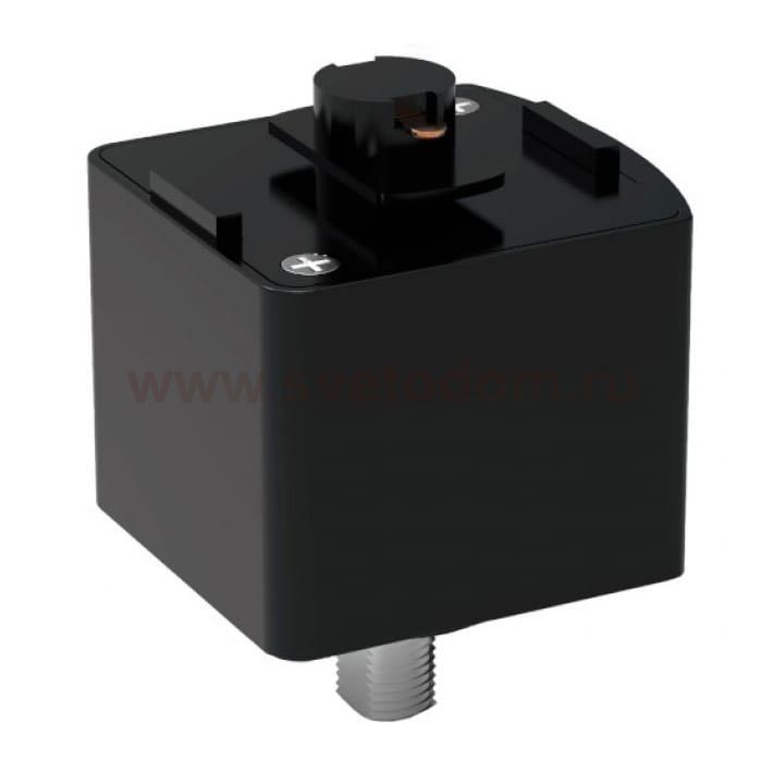 Адаптер Gauss для подключения светильника к трековой системе, цвет черный (TR124)