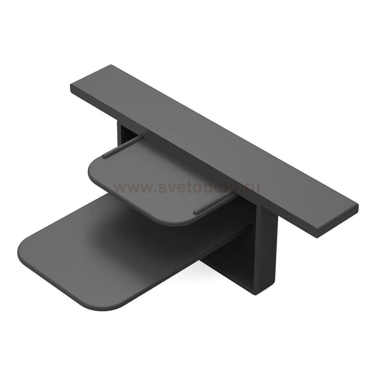 Заглушка Gauss для встраиваемого трекового шинопровода черный (TR143)