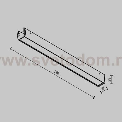 Трековый светильник Maytoni TR161-1-16W3K-B Basis
