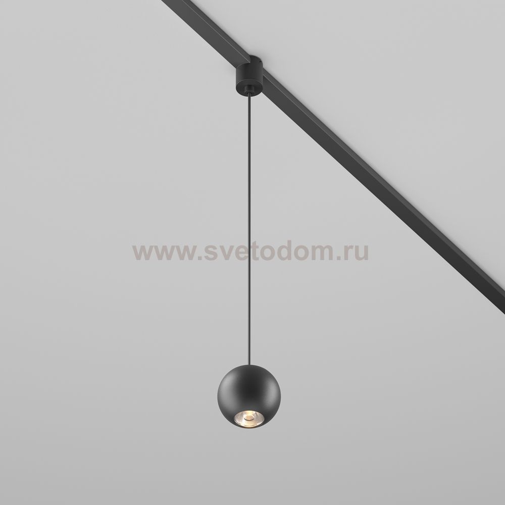Трековый подвесной светильник Maytoni TR165-1-8W3K-M-B Sfera