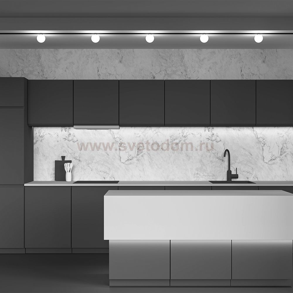 Трековый светильник Maytoni TR177-1-5WTW-B Luna