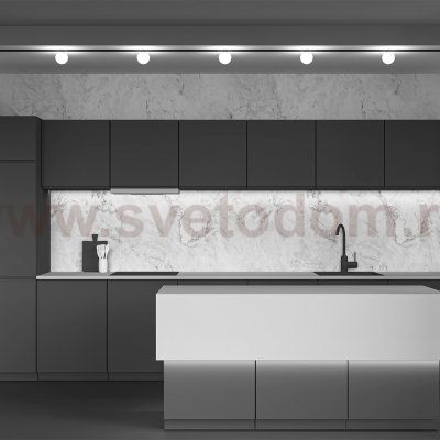 Трековый светильник Maytoni TR177-1-5WTW-B Luna