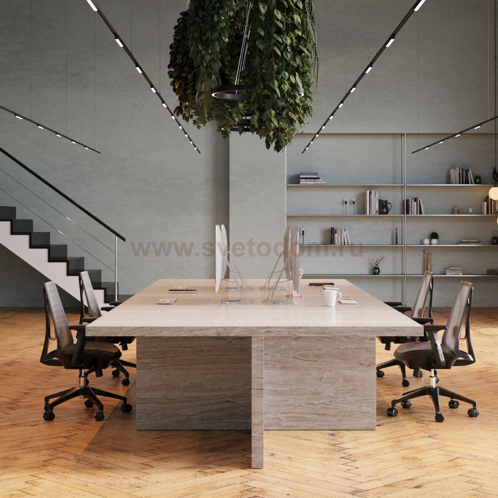 Трековый светильник Maytoni TR183-1-12WTW-B Basis Rot