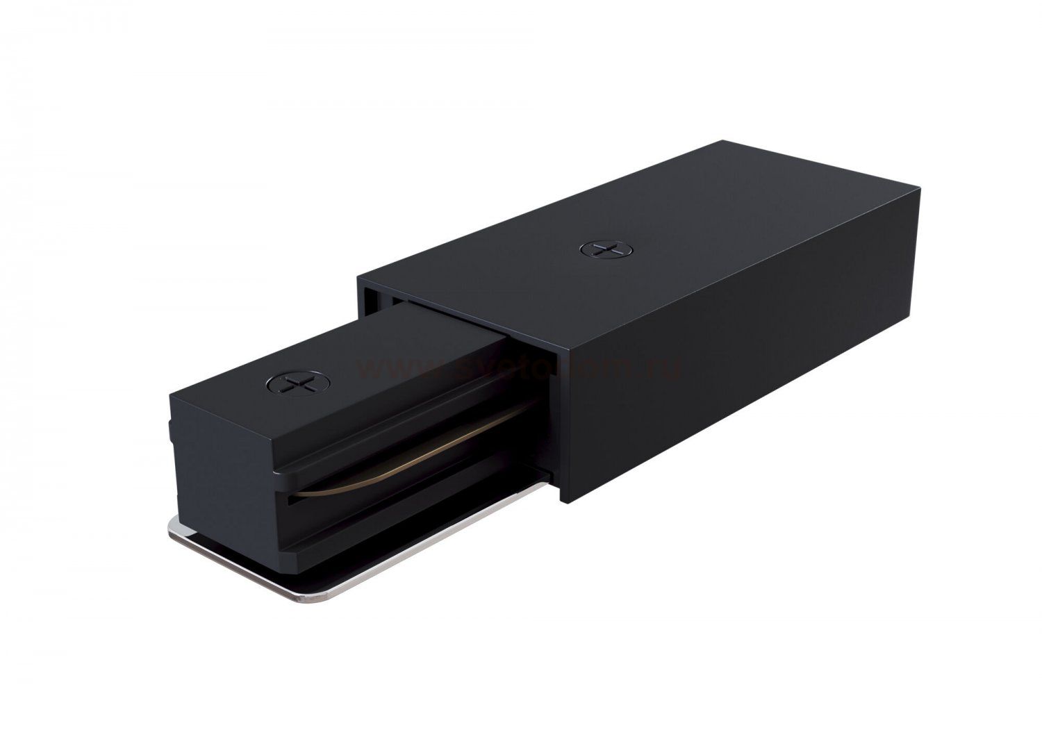 Коннектор-токопровод трека черный Maytoni TRA001B-11B