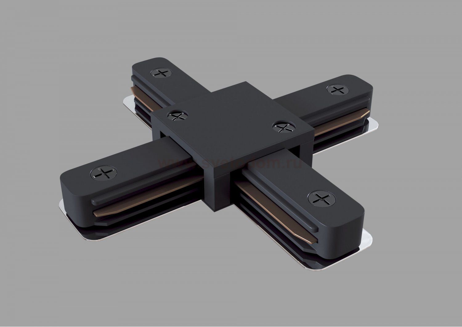 Х-соединение черного трека Maytoni TRA001CX-11B