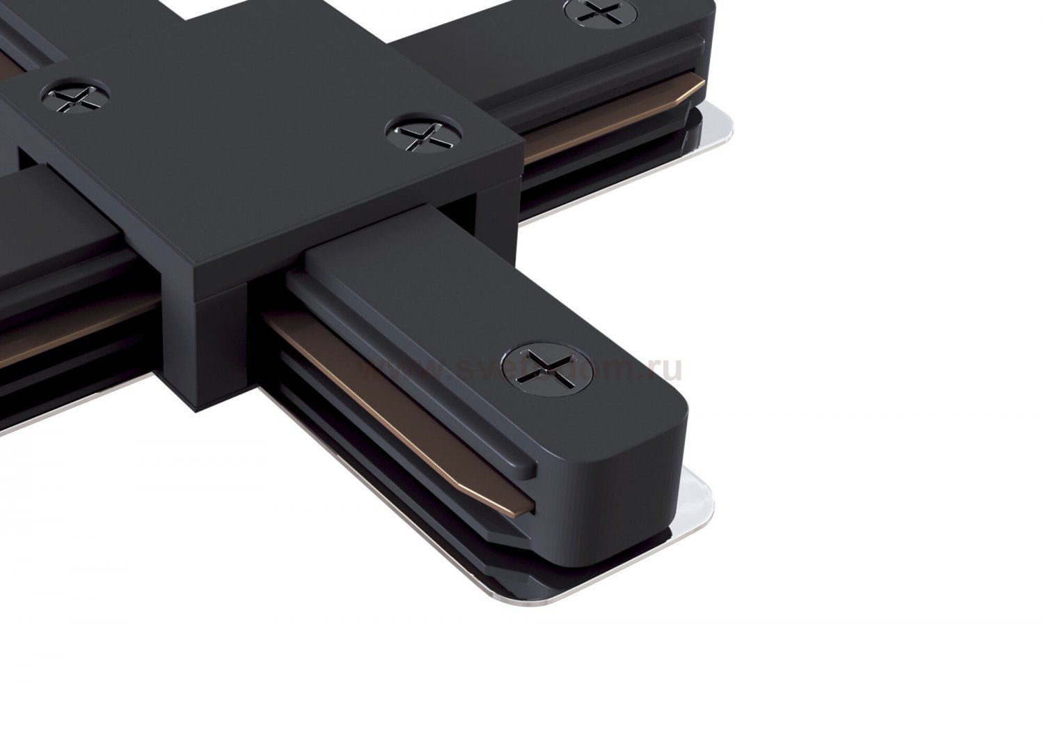 Х-соединение черного трека Maytoni TRA001CX-11B