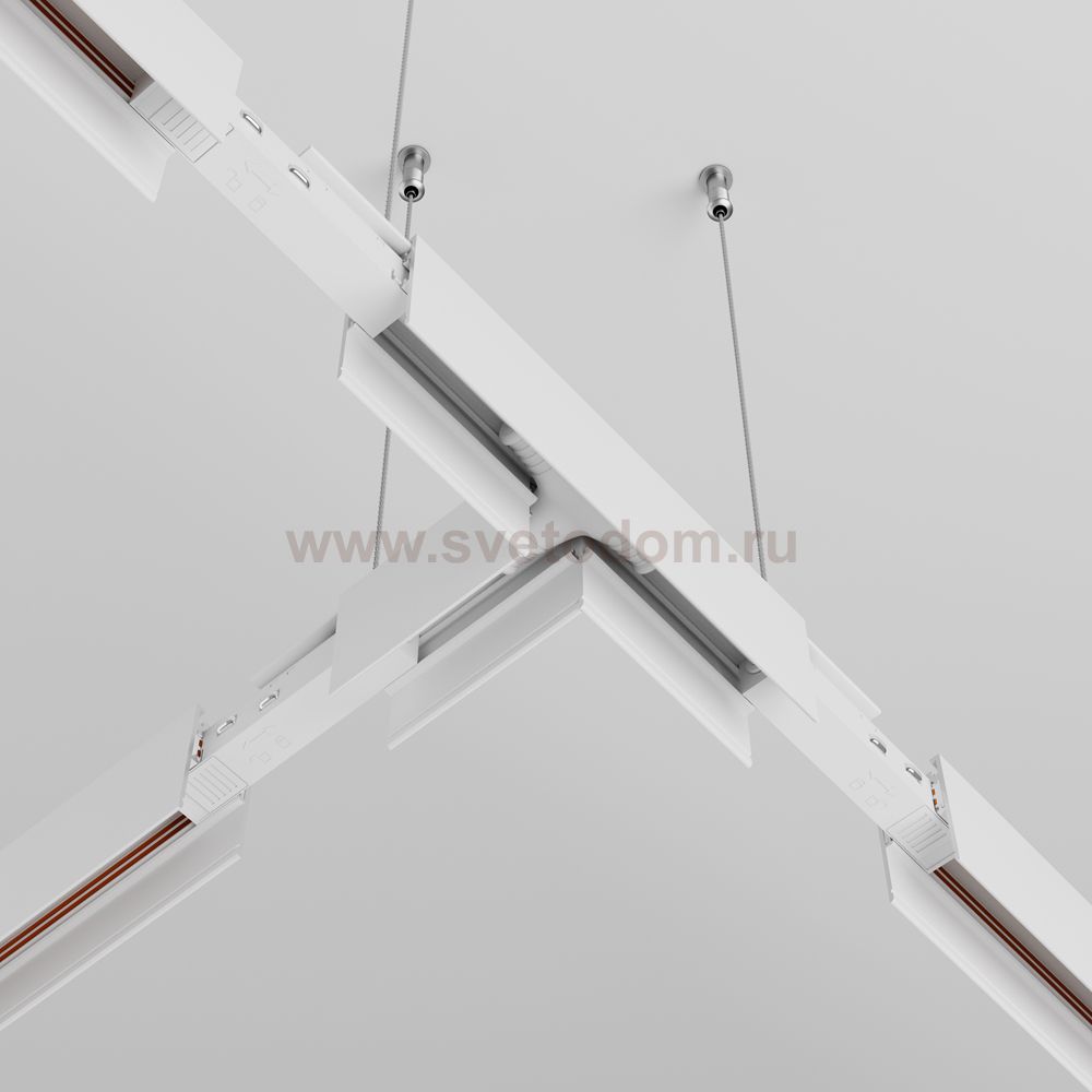 Комплектующие для трековой системы Maytoni TRA034CWT-42W Accessories for tracks Exility