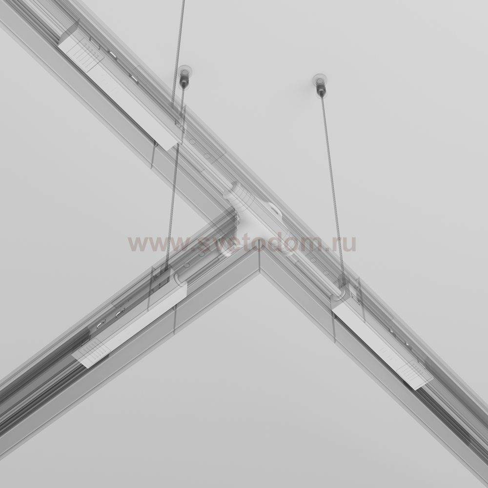 Комплектующие для трековой системы Maytoni TRA034CWT-42W Accessories for tracks Exility