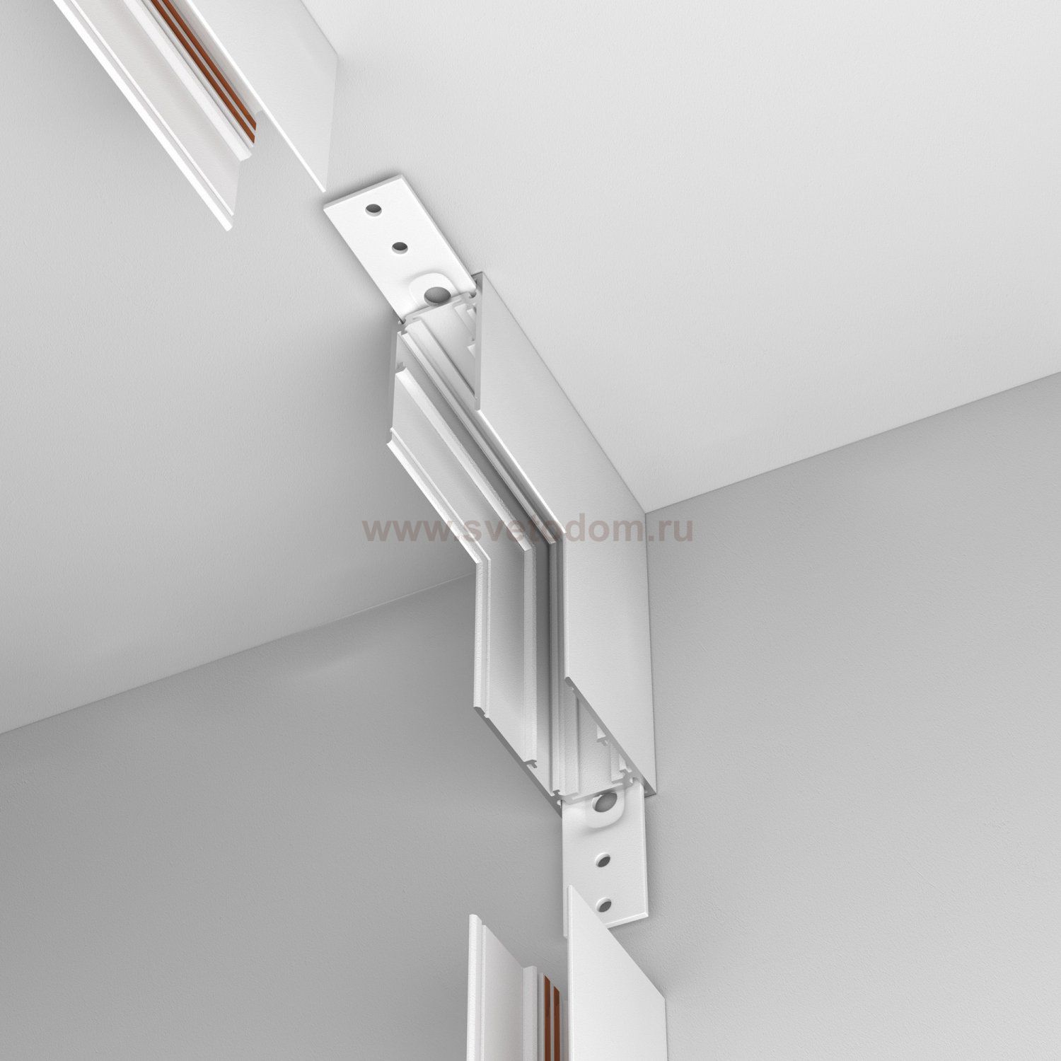 Комплектующие для накладной трековой системы Maytoni TRA034ICL-41W Accessories for tracks Exility