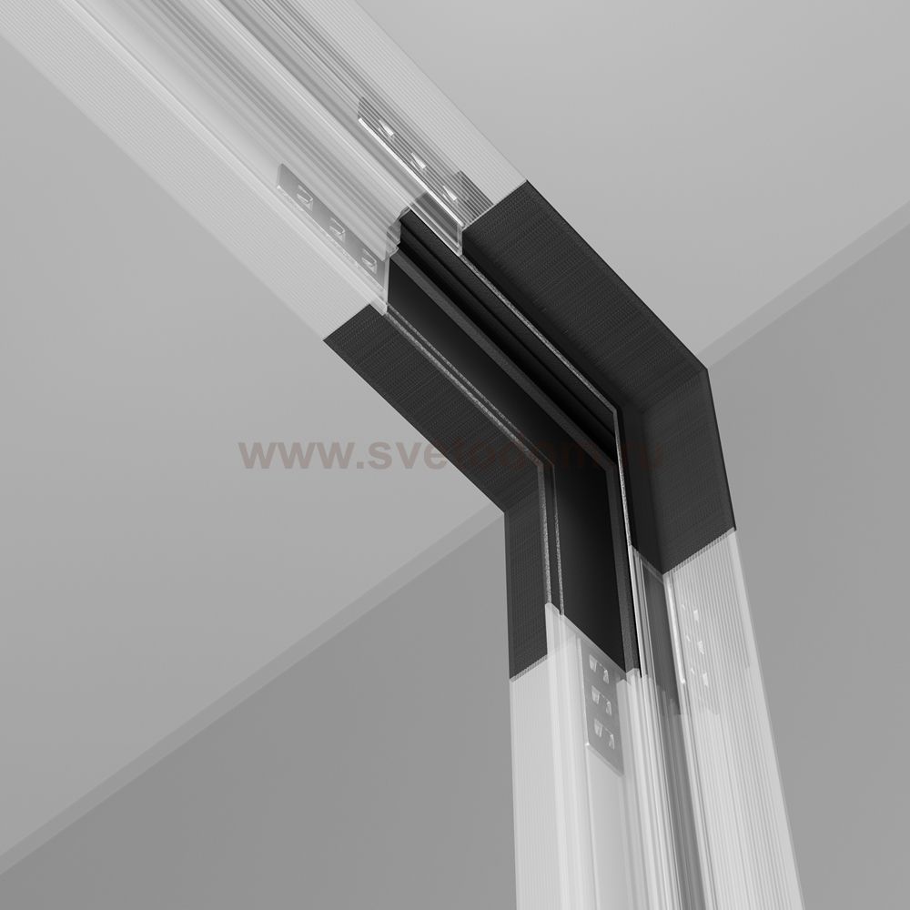 Комплектующие для встраиваемой трековой системы Maytoni TRA034ICL-42.12B Accessories for tracks Exility