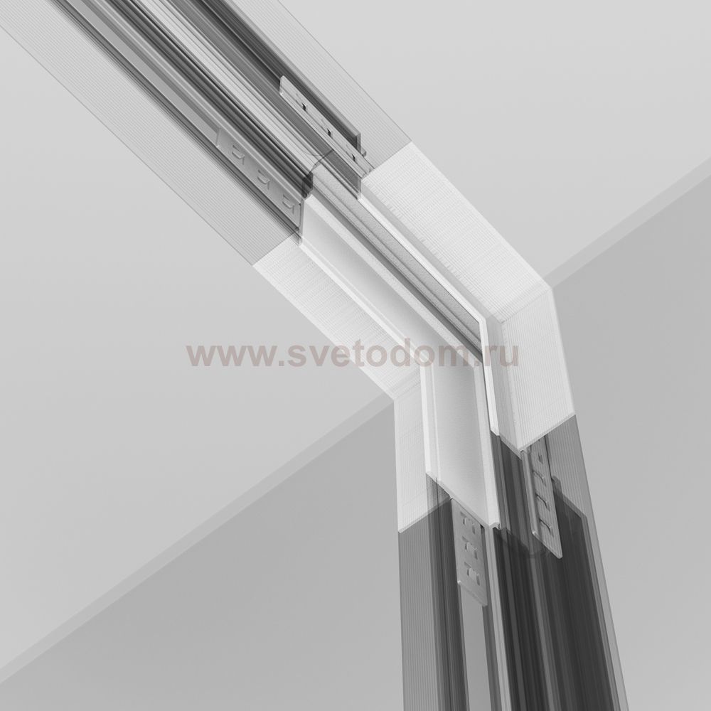 Комплектующие для встраиваемой трековой системы Maytoni TRA034ICL-42.12W Accessories for tracks Exility