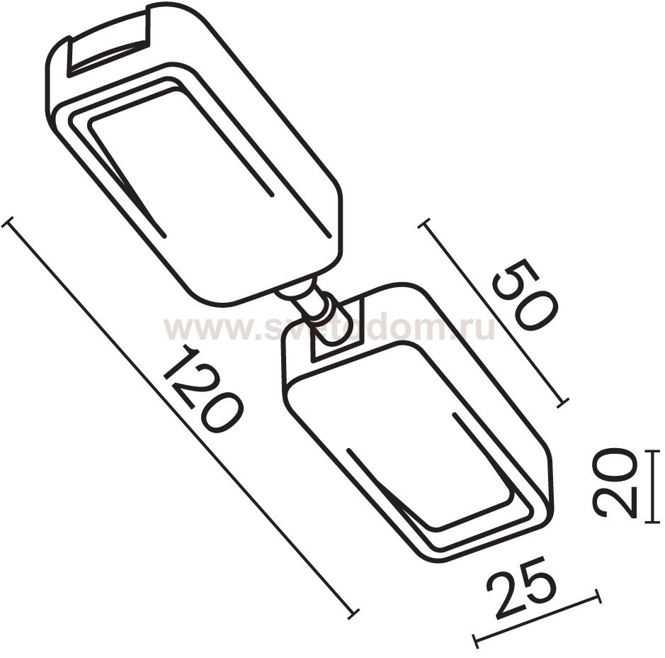 Комплектующие для встраиваемой трековой системы Maytoni TRA084C-B-12 Accessories for tracks Radity