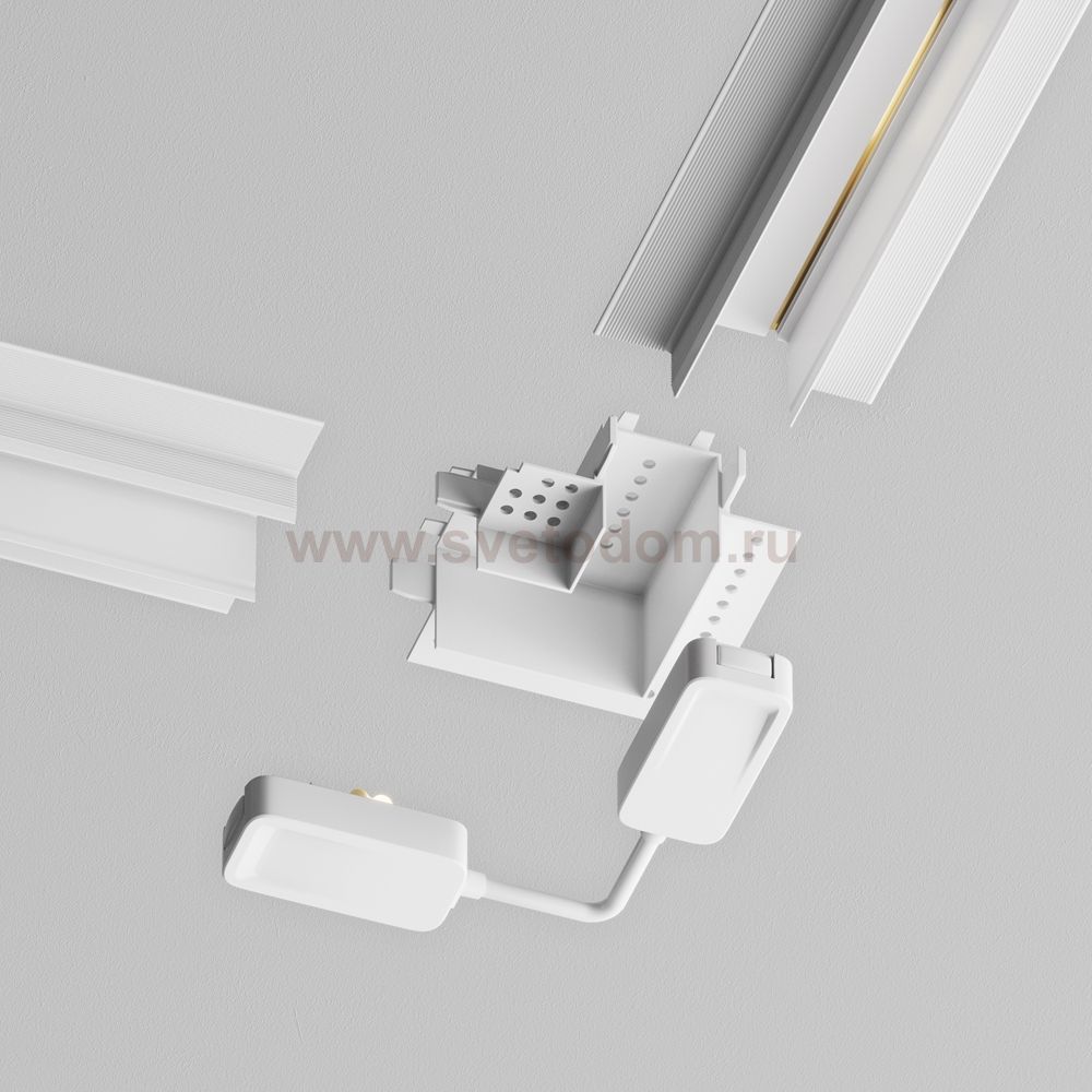 Комплектующие для встраиваемой трековой системы Maytoni TRA084CL-12W Accessories for tracks Radity