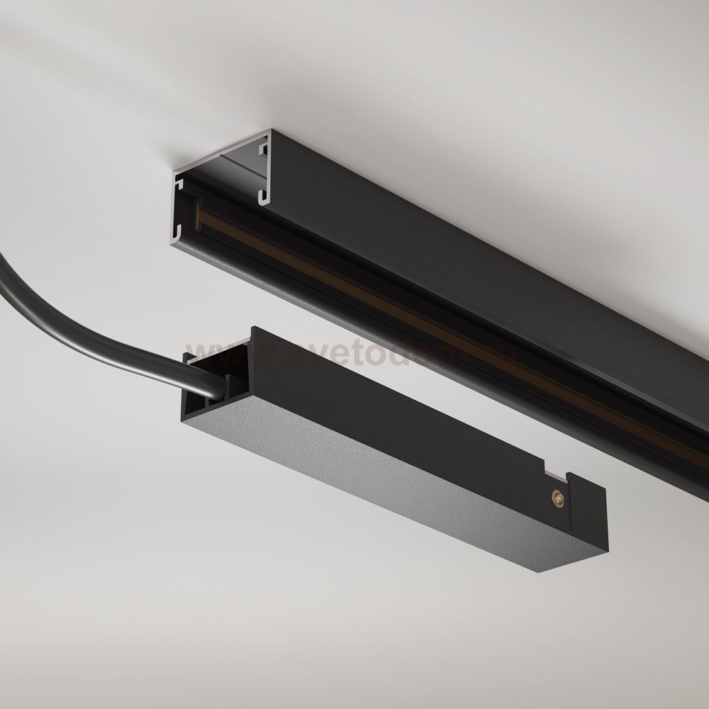 Комплектующие для трековой системы Maytoni TRA172B-1B Accessories for tracks Basity