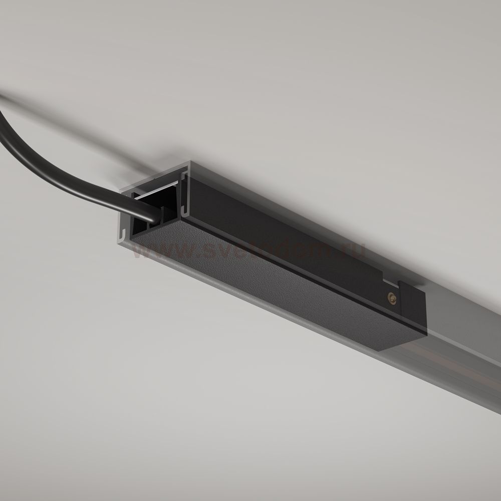 Комплектующие для трековой системы Maytoni TRA172B-1B Accessories for tracks Basity