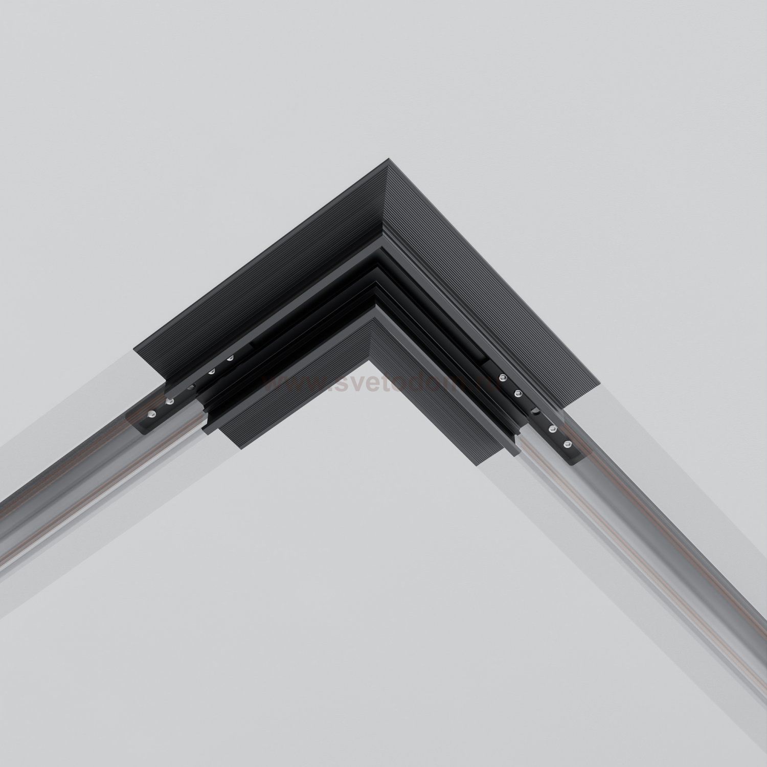 Коннектор угловой Exility для встраиваемого низкопрофильного шинопровода Maytoni TRAM034CL-42B