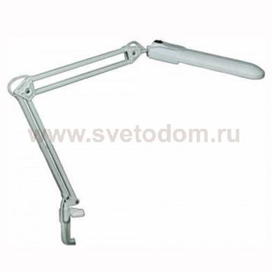 Настольная лампа со трубциной Трансвит Дельта с АПП 11W 2G7 белый