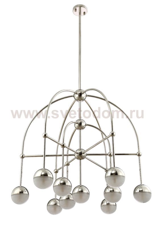 Люстра Crystal Lux TRUENA SP-PL6+3+1 NICKEL (3241/310)