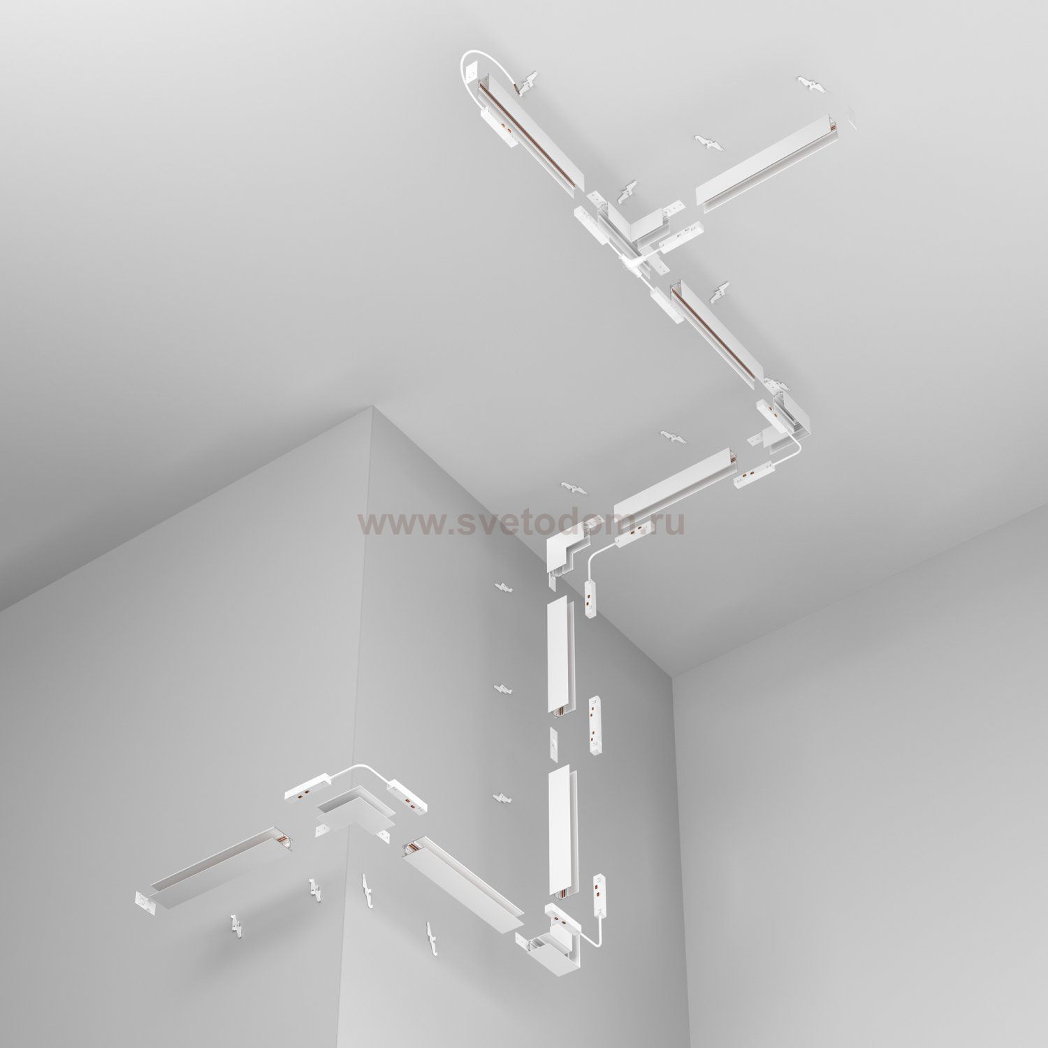 Шинопровод накладной/подвесной Maytoni TRX034-412W Busbar trunkings Exility