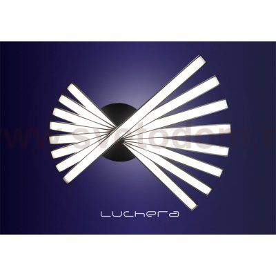 Люстра черная светодиодная TTLCI8-51-01/B/3000К Лючера