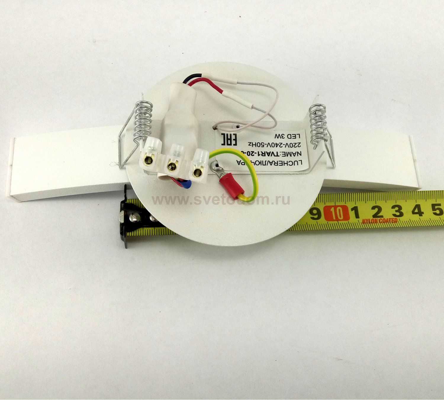Светильник точечный TVAR1-20-01/Gr/3000К Лючера