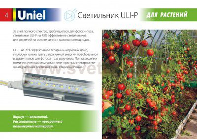Светильник для растений UNIEL ULI-P10-10W/SPFR