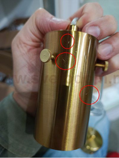 utsenka-SL1229.313.01 Подвес ST-Luce Латунь/Прозрачный GU10 1*5W TERNI