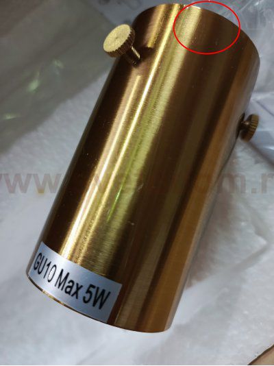 utsenka-SL1229.313.01 Подвес ST-Luce Латунь/Прозрачный GU10 1*5W TERNI