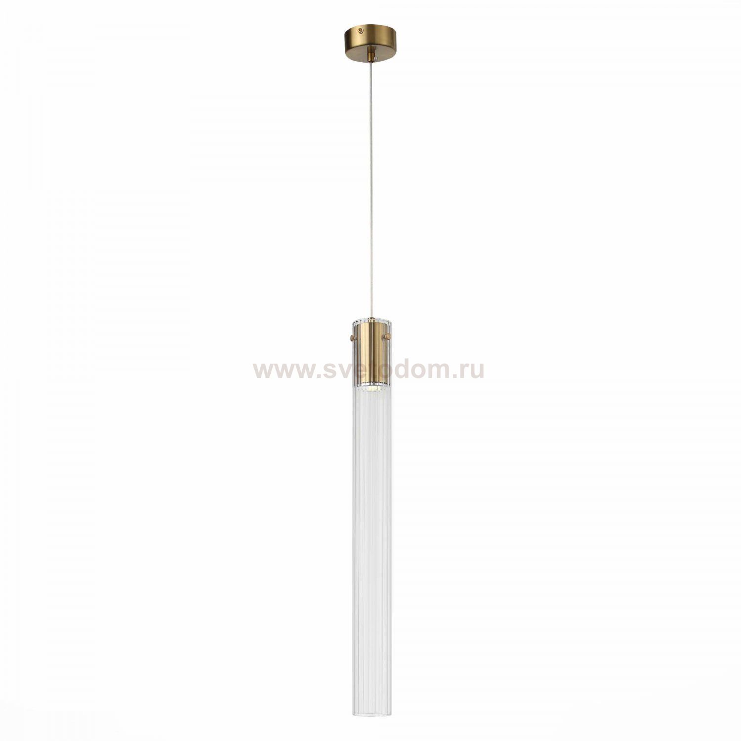 utsenka-SL1229.313.01 Подвес ST-Luce Латунь/Прозрачный GU10 1*5W TERNI