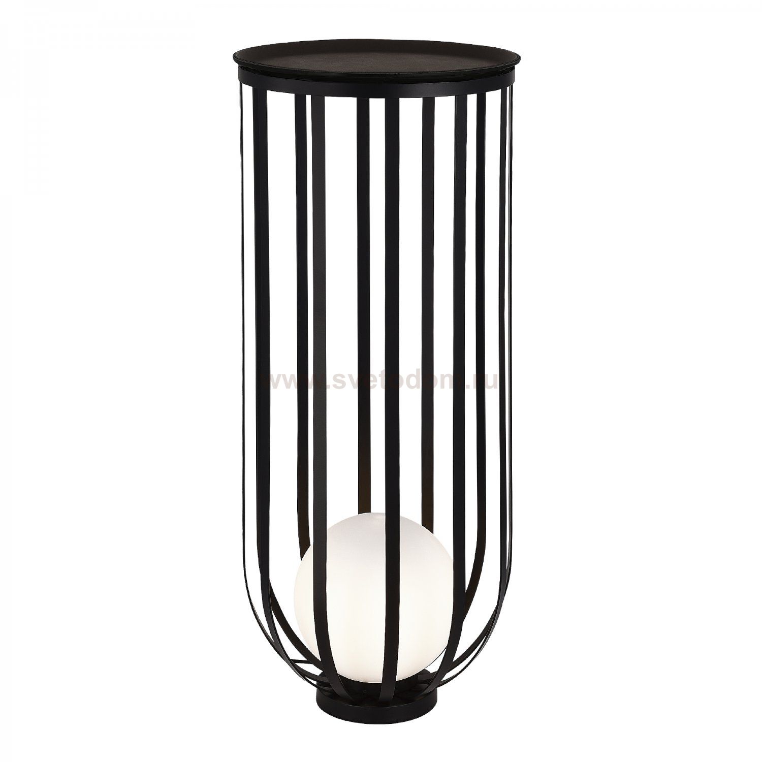 utsenka-SL6129.405.01 Светильник напольный ST-Luce Черный/Белый E27 1*60W NORDIC