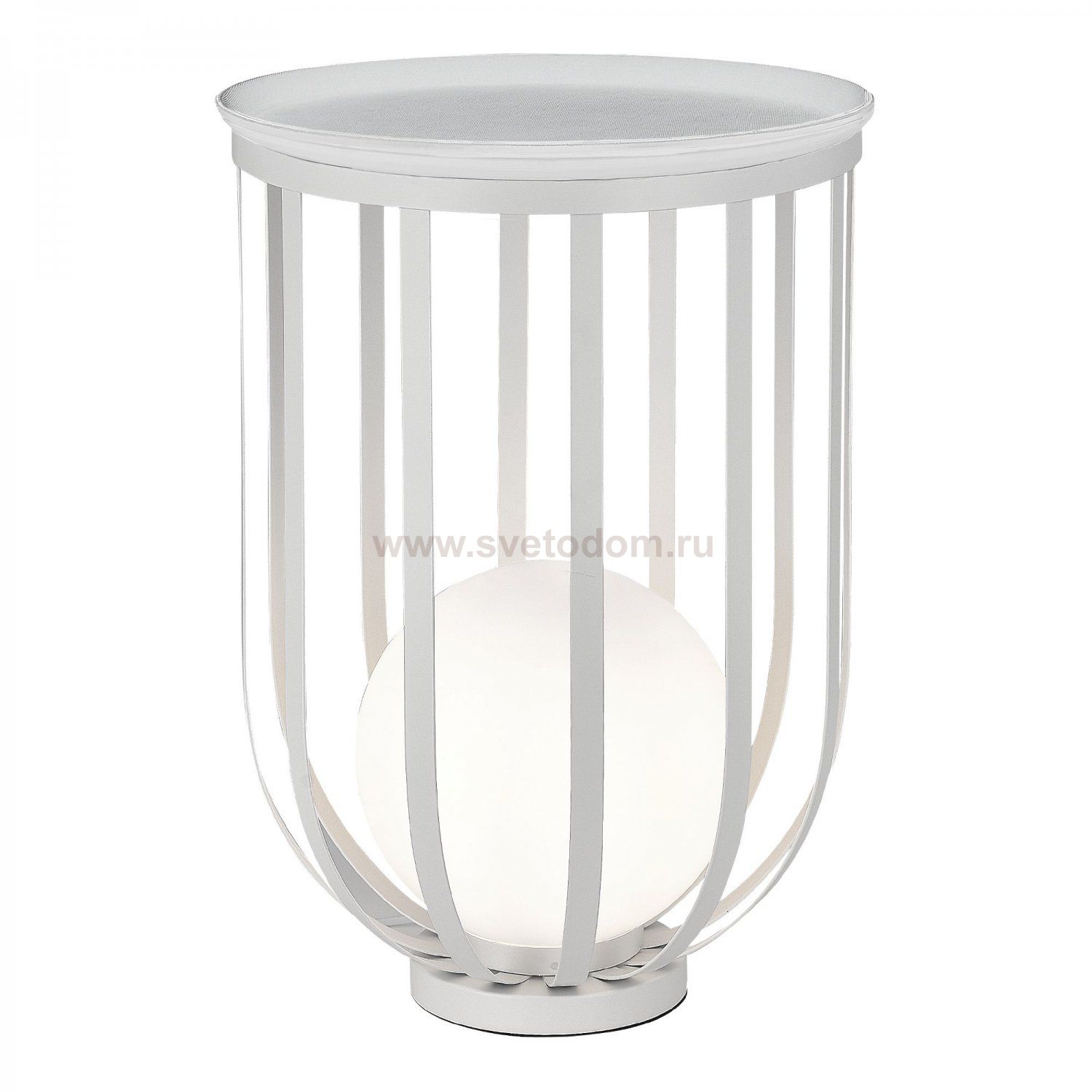 utsenka-SL6129.504.01 Светильник настольный ST-Luce Белый/Белый E27 1*60W NORDIC