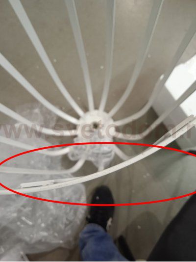 utsenka-SL6129.505.01 Светильник напольный ST-Luce Белый/Белый E27 1*60W NORDIC