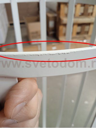 utsenka-SL6129.505.01 Светильник напольный ST-Luce Белый/Белый E27 1*60W NORDIC