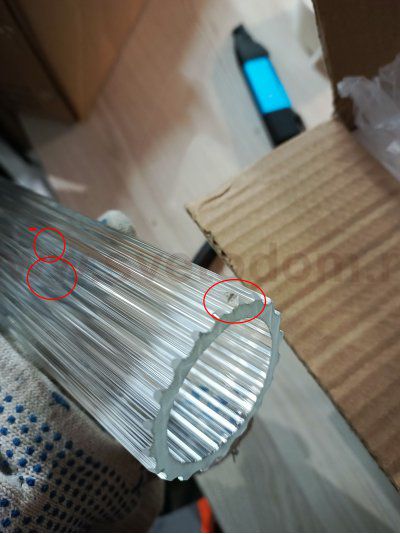 utsenka-SL6224.301.01 Светильник настенный ST-Luce Латунь/Прозрачный LED 1*8W 4000K BAMBOO
