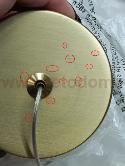 utsenka-SL6224.313.01 Светильник подвесной ST-Luce Латунь/Прозрачный LED 1*30W 4000K BAMBOO